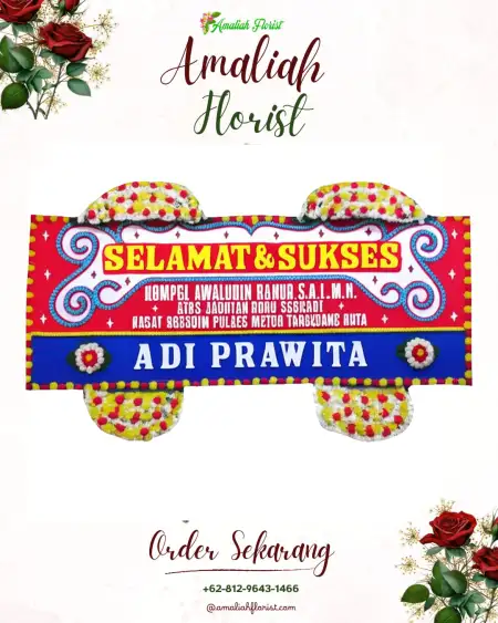 Papan Bunga Ucapan Selamat Porodeso